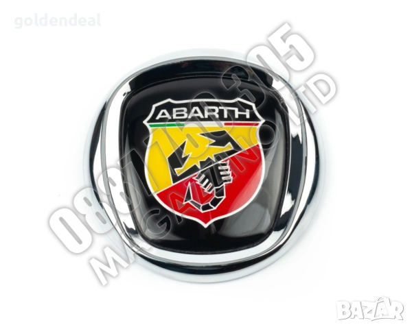 Емблема за Фиат 500 95 мм. Абарт Fiat Abarth и други модели, снимка 8 - Аксесоари и консумативи - 54476124