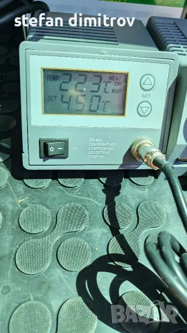 Станция за запояване ZD-931, Поялник, Регулатор, До 450 °C, 220VAC, 48W, снимка 13 - Поялници и запояване - 55499978