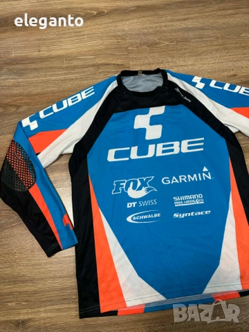 Мъжка ! CUBE Fox Race Pilot  Moto Cross Motocross MTB Cycling Pro Race Top Protected , M размер , снимка 3 - Спортни дрехи, екипи - 54377423