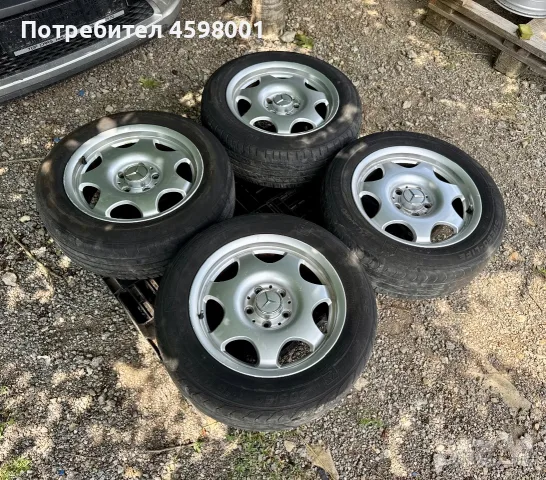 4бр.Алуминиеви джанти 16цола 5x112 за Mercedes Benz E-Class, C-Class, Vaneo, снимка 2 - Гуми и джанти - 55637021
