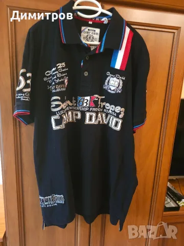 Мъжка Поло Тениска Camp David - XXXL, снимка 5 - Тениски - 55512346