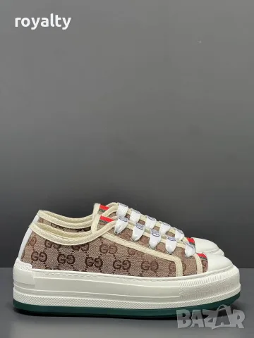 Gucci Нови Дамски Маратонки Гучи с Кутия , снимка 6 - Маратонки - 55622010