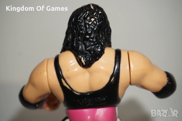 Рядка Оригинална Колекционерска Фигура На Bret Hart от 1991г Titan Sports INC FOR HASBRO INC, снимка 11 - Колекции - 54276192