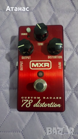 Ефект за китара - MXR Custom Badass '78 Distortion, снимка 2 - Китари - 54282486