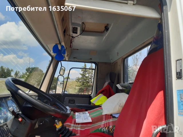 ПРОДАВА СЕ volvo fl7 три странен самосвал с кран  1990 г, снимка 12 - Камиони - 54718807