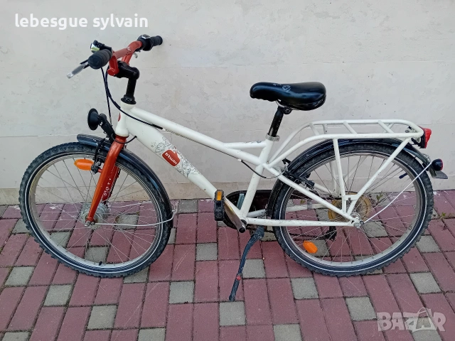 Велосипеди: bTwin 24-инча - 6 скорости - бял , снимка 2 - Велосипеди - 55002196
