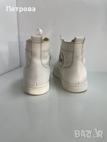 Кожени маратонки Christian Louboutin 38 Оригинал, снимка 4 - Маратонки - 54440394