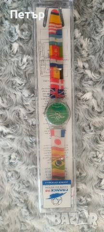 Официален часовник FIFA World Cup France 98 – НОВ, снимка 6 - Мъжки - 54443799