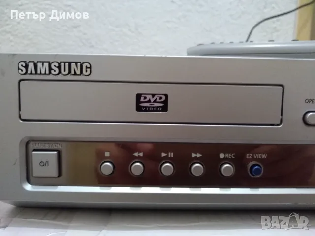 SAMSUNG-DVD-SV55-VHS/DVD-RECORDER, снимка 16 - Плейъри, домашно кино, прожектори - 55428311