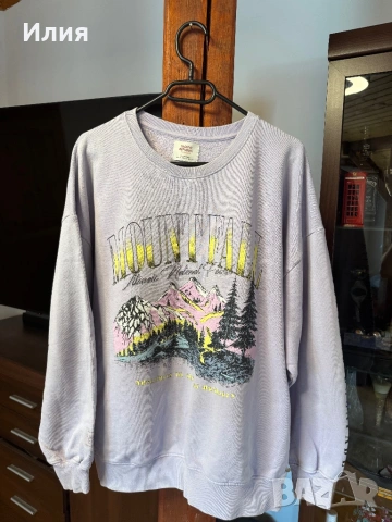 Розов пуловер L