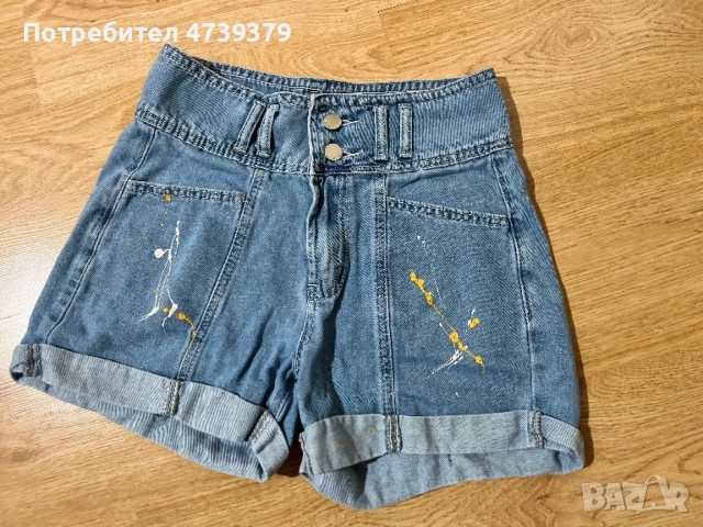 Дамски къси дънки , снимка 4 - Дънки - 54587732
