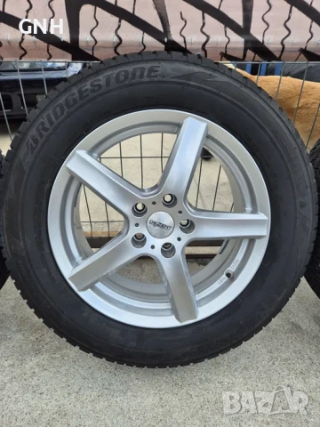 Джанти Dezent 17 цола , 5х112 , 7j , et49 215/65/17 Vw Skoda Audi, снимка 3 - Гуми и джанти - 54484090