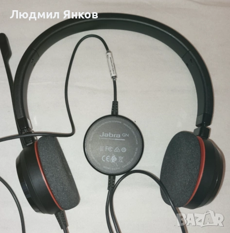 Jabra Evolve 20 (Модел: HSC016), снимка 3 - Слушалки и портативни колонки - 54576442