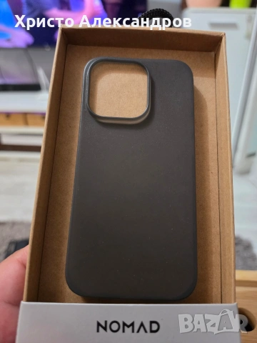 Нов оригинален кейс Nomad Super Slim за iPhone 15 Pro (6.1") – Тънък матов гръб #75, снимка 4 - Калъфи, кейсове - 54635739