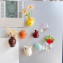 Магнитни мини вазички за хладилник „Mini Fridge Vases“ – комплект декоративни магнити, снимка 3