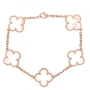 Златна дамска гривна Van Cleef 9,82гр. 18,0см. 14кр. проба:585 модел:37806-1, снимка 1
