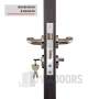 MDF интериорна врата N01 Венге | 70/80/90 см | Включено в цената Каса и пълен обков, снимка 5