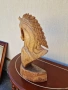 Уникална антикварна дървена фигура статуетка скулптура дърворезба , снимка 10