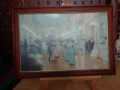 Продавам - Голяма репродукция в луксозна рамка – „Балът“ (Victor Gilbert), снимка 1