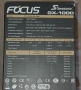Seasonic Focus Gx1000 80 Plus Gold Захранване. , снимка 1