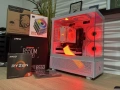 Бял геймърски компютър Ryzen 5600/RTX3060Ti/16 Ram/512 ssd/600W +ПОДАРЪК, снимка 1
