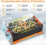 Инвертор 2000W/4000W 12V към 220/230V чиста синусоида,2 EU контакта,30W Type-C и USB порт, снимка 7