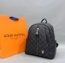 Louis Vuitton Дамска Черна Кожена Раница Код malkite-AK 31610, снимка 3