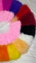 Цветно ветрило с естествени пера/ бяло,синьо,розово,жълто,червено,черно, оранжево, зелено, лилаво,, снимка 7