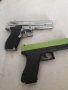 2 пистолета на цената на един ! Airsoft Glock + Метален пистолет с капси., снимка 2