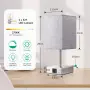 Комплект от 2 LED нощни лампи с тъчскрийн и слот за USB зареждане – сив абажур НОВИ, снимка 3