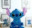 3d Стич Stitch цял ръст на основа балон фолио фолиев хелий или въздух парти рожден ден, снимка 3