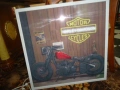 Harley Davidson светеща табела. размер около 60х60х3 см., снимка 2