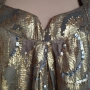 Miss me collection. Size M Златист топ от Коприна, снимка 1