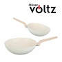 Тиган Уок Voltz Nice, 30x8.5см., Кован алуминий, Мраморно покр., Индукция, Кремав меланж, снимка 2