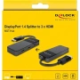 DisplayPort 1.4 сплитер, 1x DisplayPort > 3x HDMI, снимка 1
