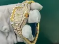 Cartier Santos Iced Мъжки Часовник С Кварцов Механизъм Код Chronolux59, снимка 5