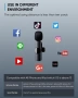 Микрофон за iOS/Android, Мини микрофон Plug & Play, Безжичен Лавалиер микрофон за YouTube/Facebook с, снимка 6