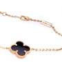 Златна дамска гривна Van Cleef 3,70гр. 17,5см. 14кр. проба:585 модел:37803-1, снимка 2
