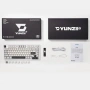 YUNZII YZ75 75% Hot Swappable безжична геймърска механична клавиатура, RGB подсветка, BT5.0/2.4G/USB, снимка 1