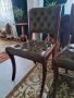 4 оригинални стола Chesterfield от естествена кожа , снимка 2