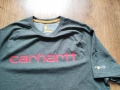 Carhartt Men's Loose Fit Heavyweight Short-Sleeve Logo Graphic  - мъжка тениска р-р S, снимка 3