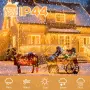 LED Коледни лампи 40 метра 400 диода , снимка 2