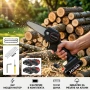 Акумулаторен Трион за Клони 24V 6Ah верижна резачка, снимка 1