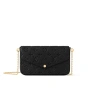 Louis Vuitton Félicie Pochette Empreinte оригинална дамска официална чанта, снимка 3