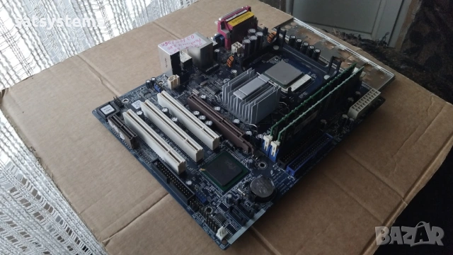 Дънна платка ASRock P4i65G Socket 478 CPU+FAN+RAM, снимка 3 - Дънни платки - 54402952