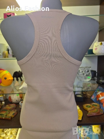 Дамски памучни потници тип "борцовка" MNG Basics (Mango), снимка 9 - Потници - 55057743