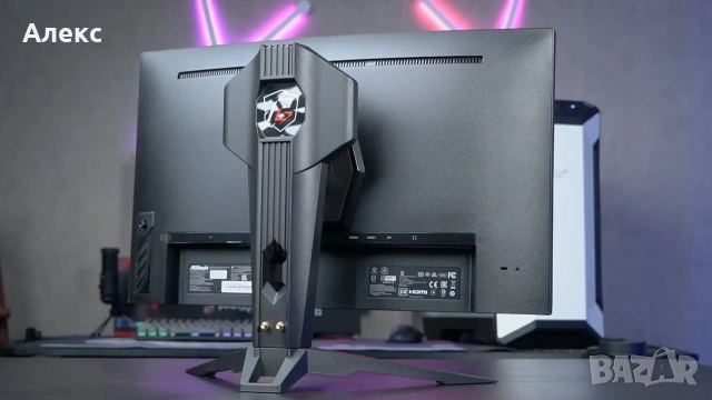 Монитор ASRock Phantom Gaming 27” 2K 165Hz, снимка 2 - Монитори - 54503564