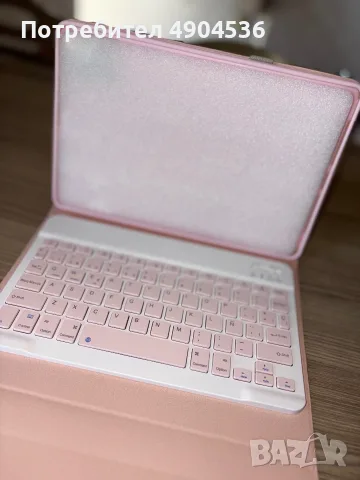 Bluetooth клавиатура с калъф за Lenovo Tab M11 – Розова | Безжична | Като нова