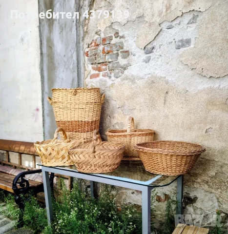 Плетен кош и кошници всички за 50€