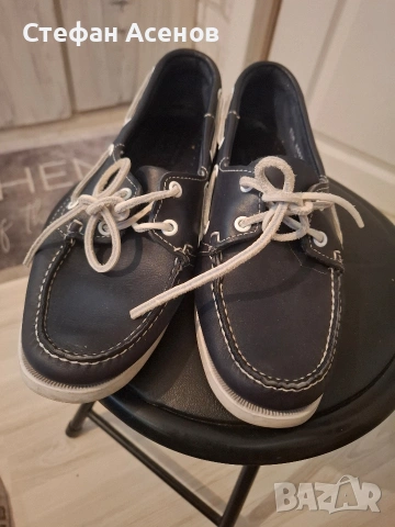 Маркови кожени мокасини Sebago Docksides- естествена кожа , снимка 2 - Дамски ежедневни обувки - 54989276